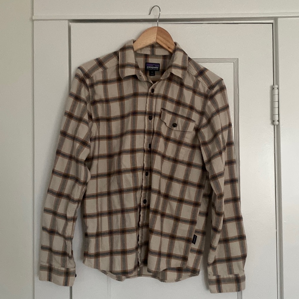 Women's Long-Sleeved Organic Cotton Midweight Fjord Flannel Shirt XS